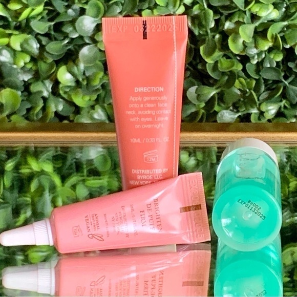 Byroe Rose Tea Eye Cream, Bitter Green Essence, Golden Carrot Mask NEW | Bundle - Picture 9 of 10